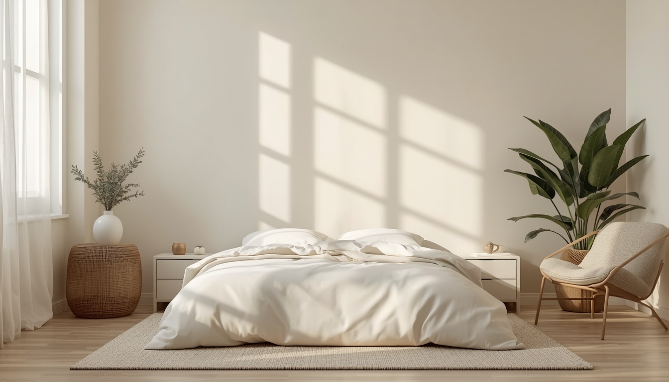 Calm bedroom lighting scene by Liveeco