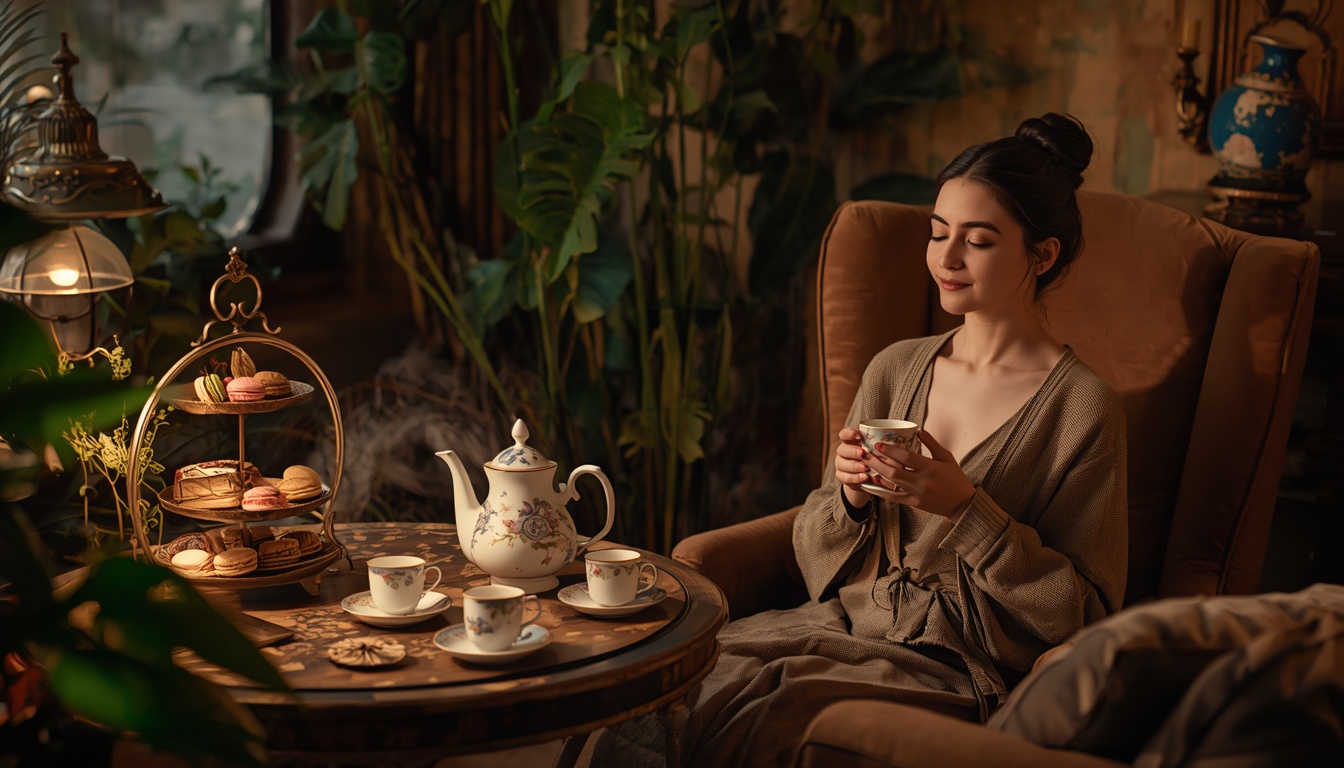 Evening tea ritual for guides by Liveeco
